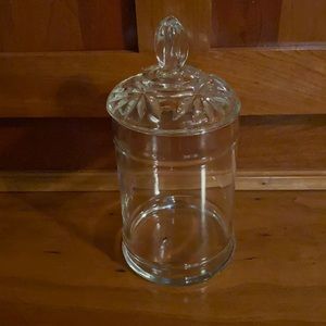 Vintage glass jar